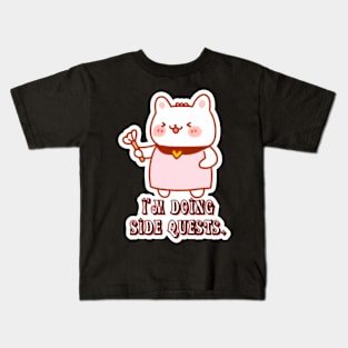 Sparkle Questpaw - I'm doing side quests. Kids T-Shirt